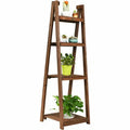 4 Tier Wooden Folding Plant Stand / Display Stand CustomizedMom605.com