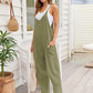 V-Neck Spaghetti Strap Jumpsuit