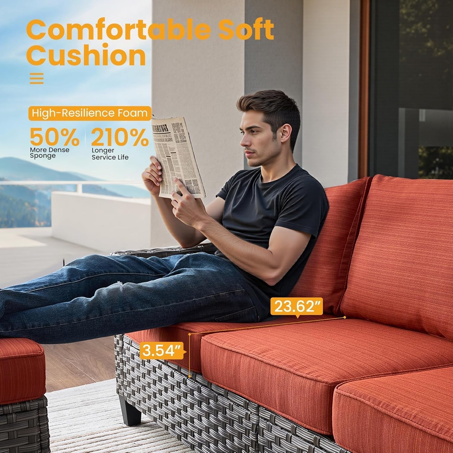 10 Piece Outdoor Patio Furniture Set with Fire Pit ShipItFurniture