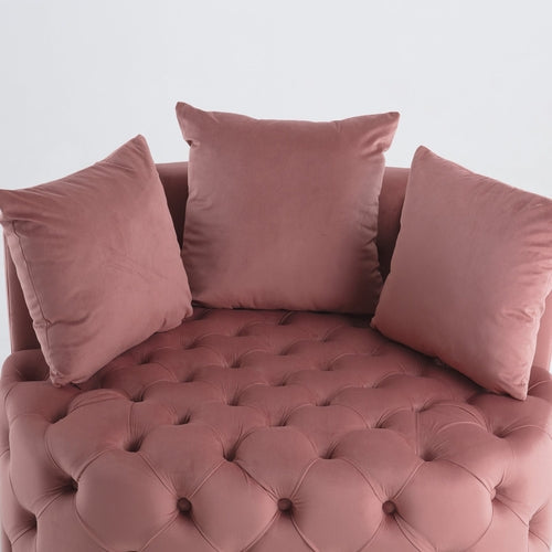 A&A Furniture,Accent Chair / Classical Barrel Chair for living room / CustomizedMom605.com