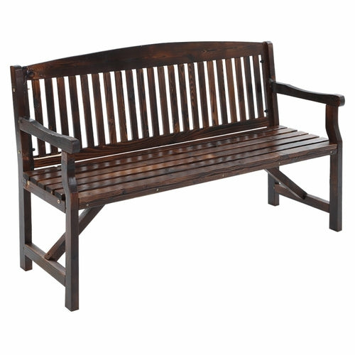 Gardeon Wooden Garden Bench Chair Natural Outdoor Furniture Décor CustomizedMom605.com
