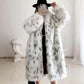 Women Thickened Plush Long Overcoat 2022 Autumn and Winter New Faux