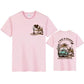 Women T-shirts I Got A Heart Like A Truck Front and Back Shirt Cowboy